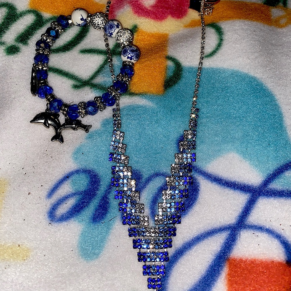Necklace,bracelet, & a ring